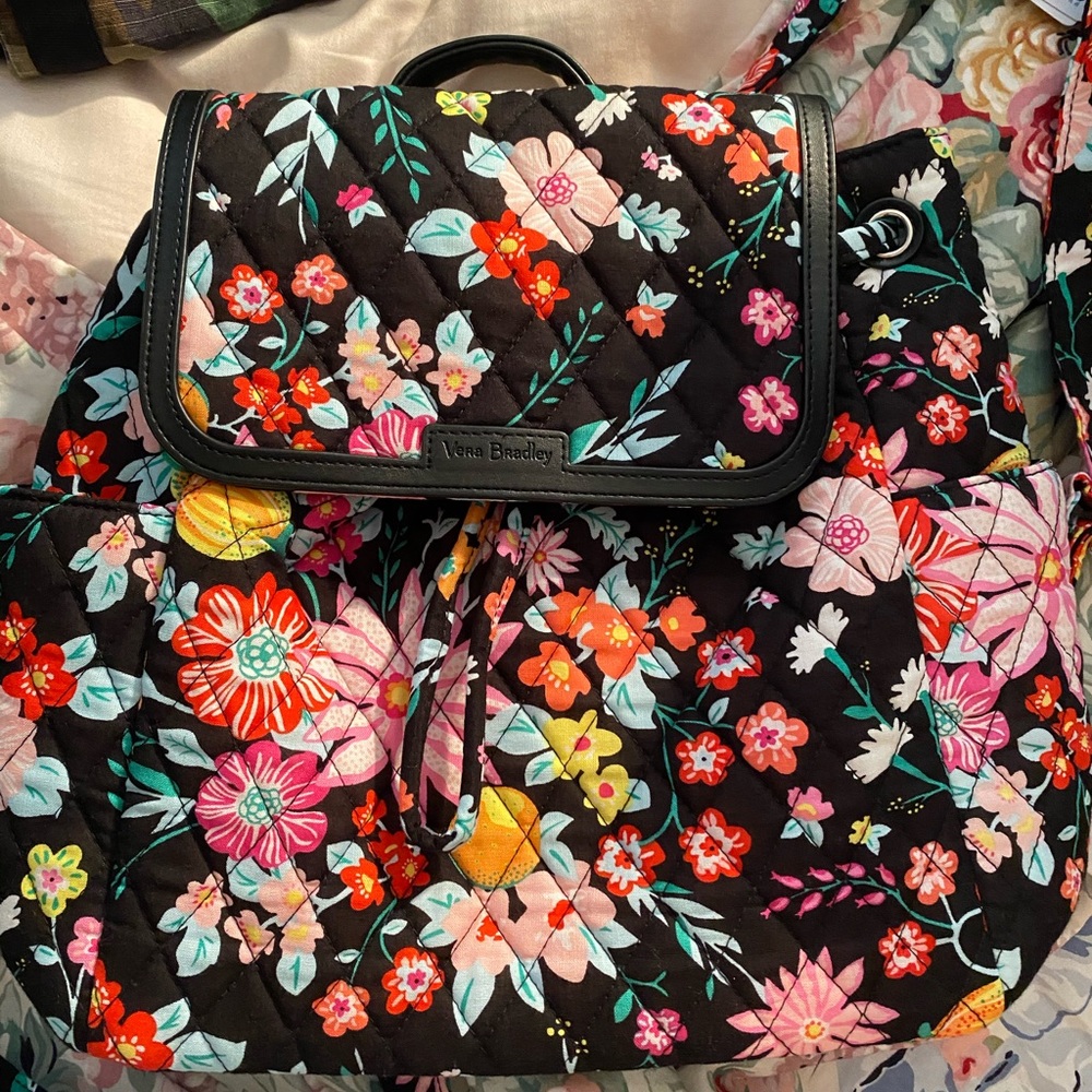 Vera Bradly Black Backpack